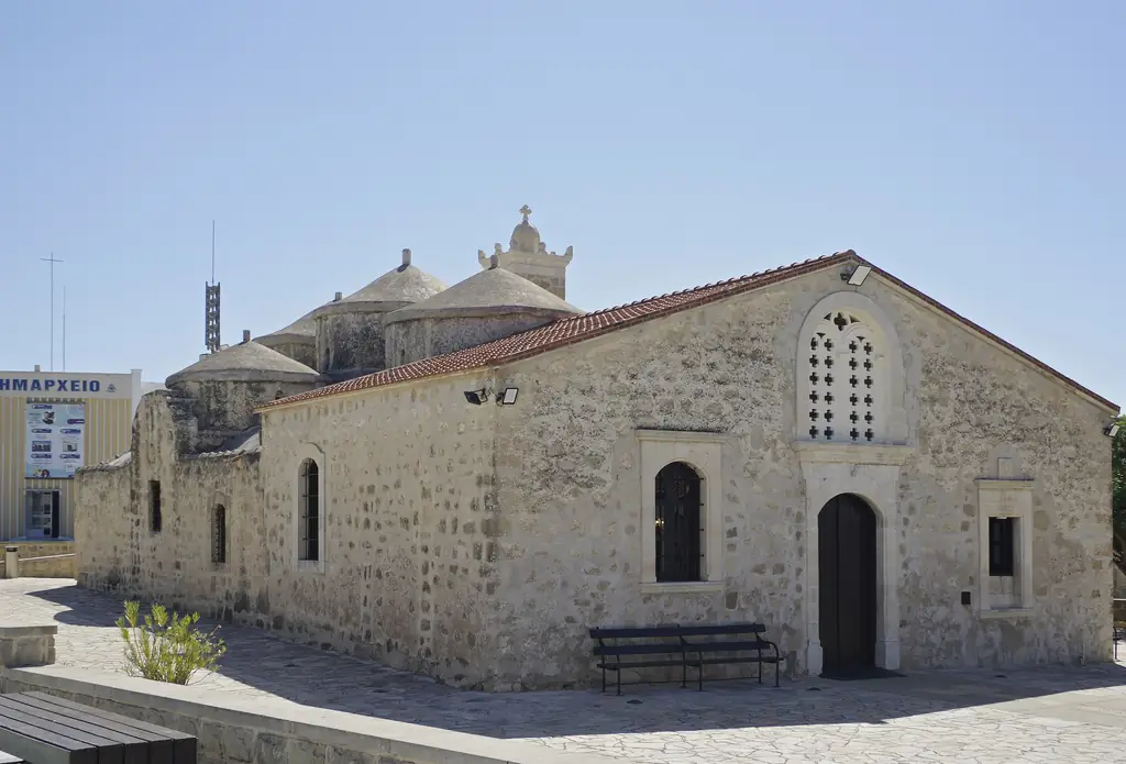 Old stone church in Geroskipou, Paphos